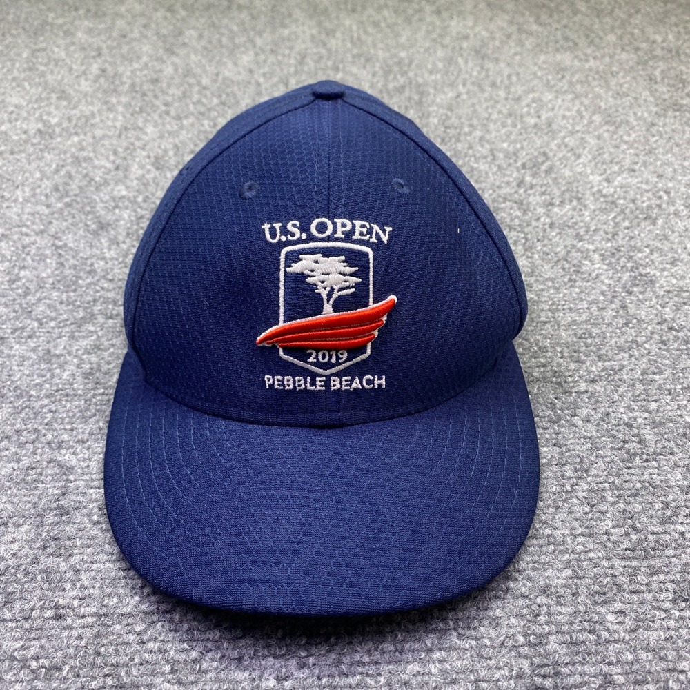 New Era Golf 2019 U.S. Open Pebble Beach Navy Fitted Hat 7 1/8 56.8cm 62854